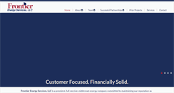 Desktop Screenshot of frontierenergyllc.com